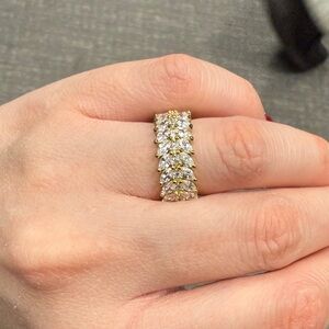 Elegant Yellow S925 Women's Ring Size 5